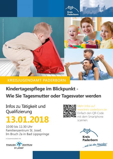 Plakat Kindertagespflege